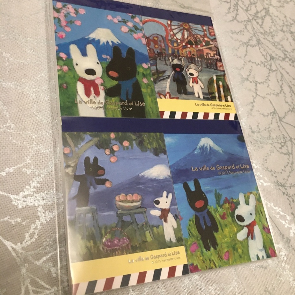 Gaspard et Lisa note pads NEW